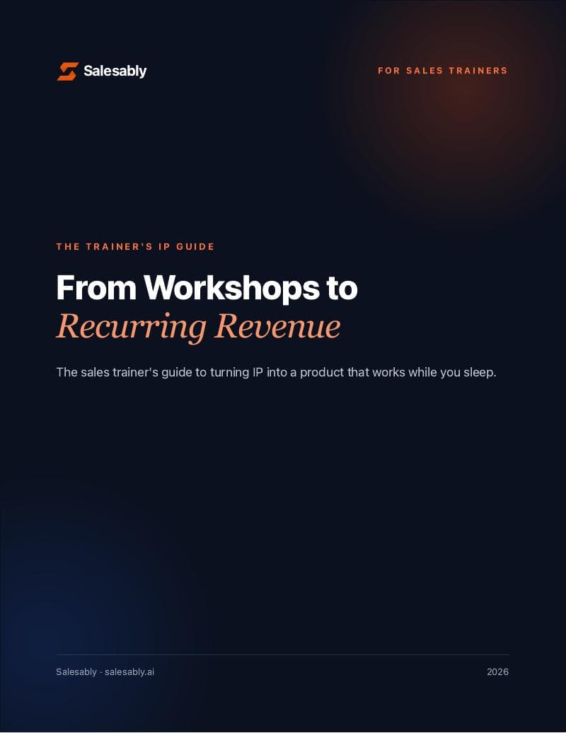 Cover of From Workshops to Recurring Revenue