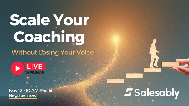 AI Sales Practice: How to Scale Coaching Without Losing Your Voice